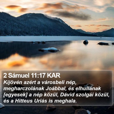 2 Sámuel 11:17 KAR Bible Verse Image