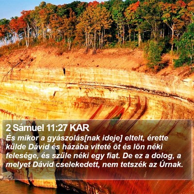2 Sámuel 11:27 KAR Bible Verse Image