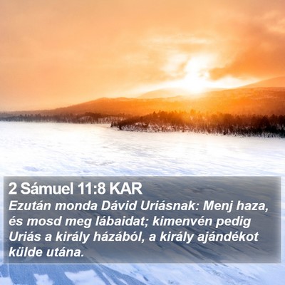2 Sámuel 11:8 KAR Bible Verse Image