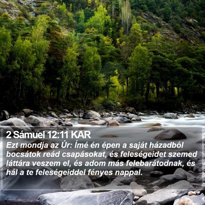 2 Sámuel 12:11 KAR Bible Verse Image