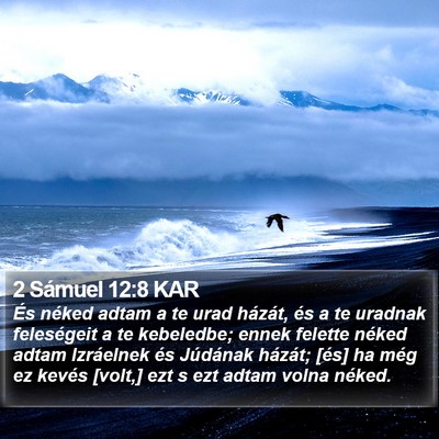 2 Sámuel 12:8 KAR Bible Verse Image