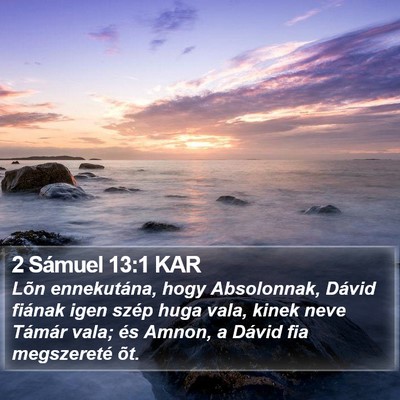 2 Sámuel 13:1 KAR Bible Verse Image