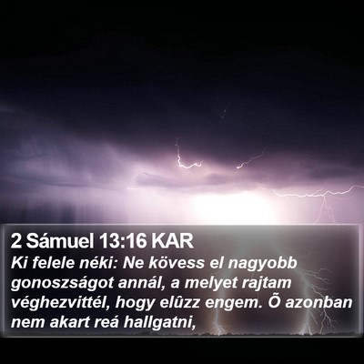 2 Sámuel 13:16 KAR Bible Verse Image