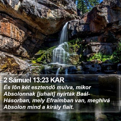 2 Sámuel 13:23 KAR Bible Verse Image