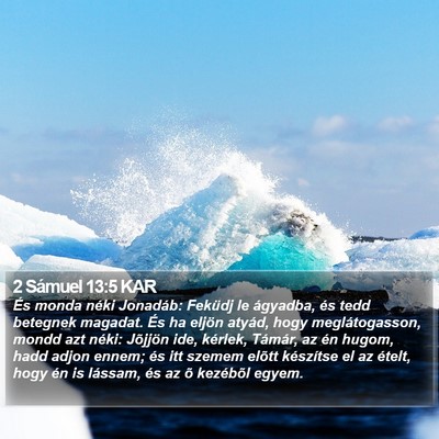 2 Sámuel 13:5 KAR Bible Verse Image