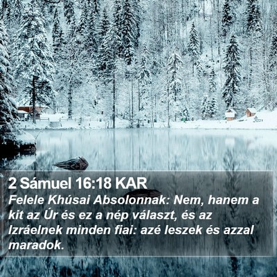 2 Sámuel 16:18 KAR Bible Verse Image