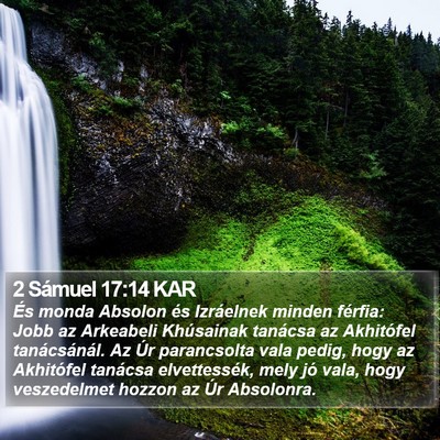 2 Sámuel 17:14 KAR Bible Verse Image