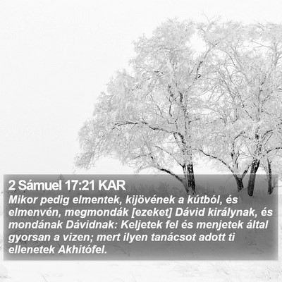 2 Sámuel 17:21 KAR Bible Verse Image