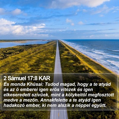 2 Sámuel 17:8 KAR Bible Verse Image