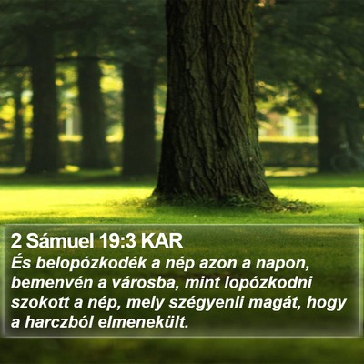 2 Sámuel 19:3 KAR Bible Verse Image