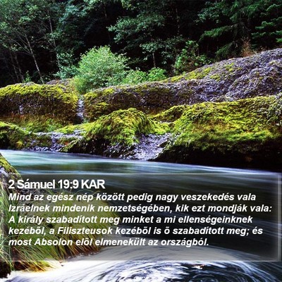 2 Sámuel 19:9 KAR Bible Verse Image