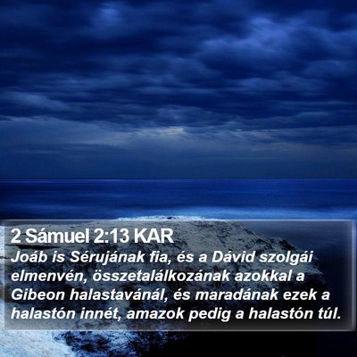 2 Sámuel 2:13 KAR Bible Verse Image