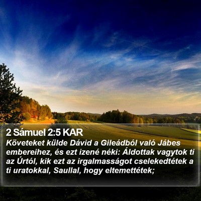 2 Sámuel 2:5 KAR Bible Verse Image