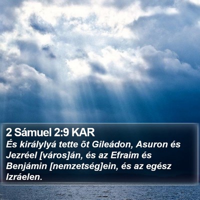2 Sámuel 2:9 KAR Bible Verse Image