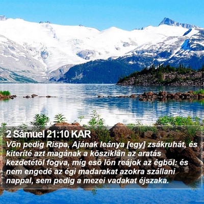 2 Sámuel 21:10 KAR Bible Verse Image