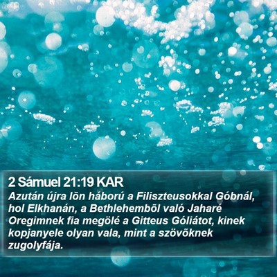 2 Sámuel 21:19 KAR Bible Verse Image