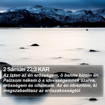 2 Sámuel 22:3 KAR Bible Verse Image