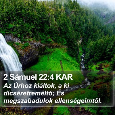 2 Sámuel 22:4 KAR Bible Verse Image