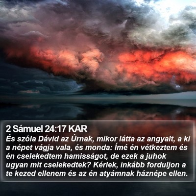 2 Sámuel 24:17 KAR Bible Verse Image