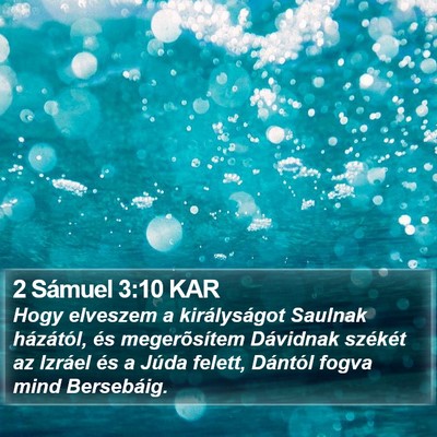 2 Sámuel 3:10 KAR Bible Verse Image