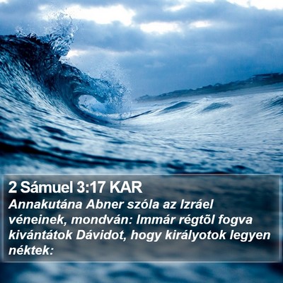 2 Sámuel 3:17 KAR Bible Verse Image