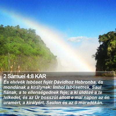 2 Sámuel 4:8 KAR Bible Verse Image