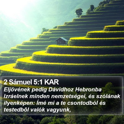 2 Sámuel 5:1 KAR Bible Verse Image