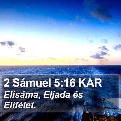 2 Sámuel 5:16 KAR Bible Verse Image