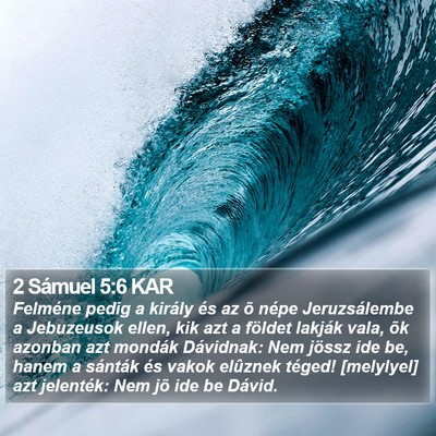 2 Sámuel 5:6 KAR Bible Verse Image