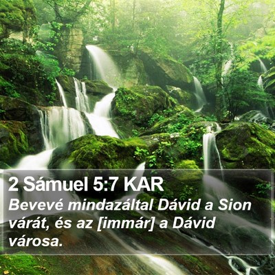 2 Sámuel 5:7 KAR Bible Verse Image