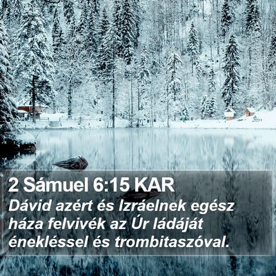2 Sámuel 6:15 KAR Bible Verse Image