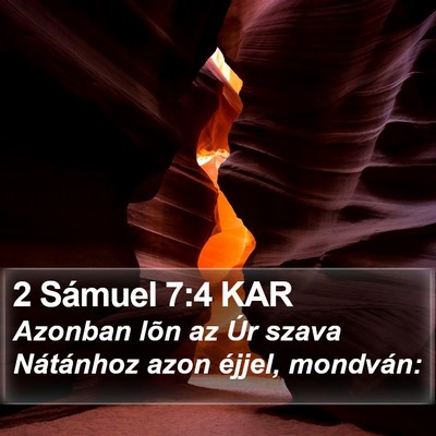 2 Sámuel 7:4 KAR Bible Verse Image