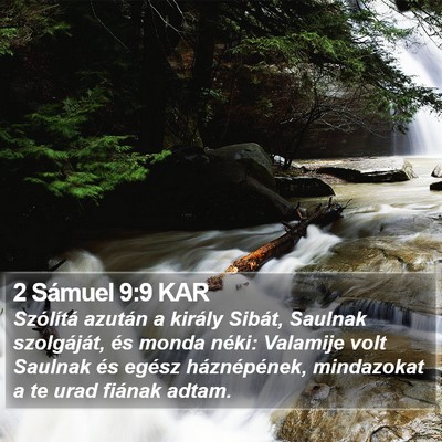 2 Sámuel 9:9 KAR Bible Verse Image