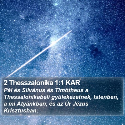2 Thesszalonika 1:1 KAR Bible Verse Image