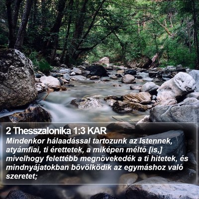 2 Thesszalonika 1:3 KAR Bible Verse Image