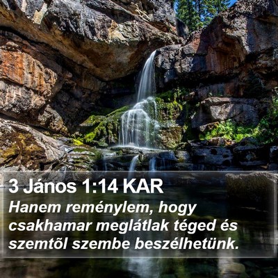 3 János 1:14 KAR Bible Verse Image