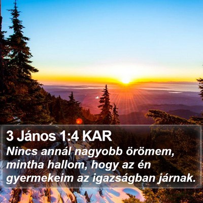 3 János 1:4 KAR Bible Verse Image