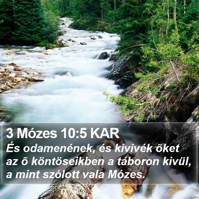 3 Mózes 10:5 KAR Bible Verse Image