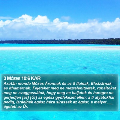 3 Mózes 10:6 KAR Bible Verse Image