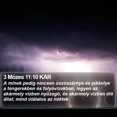 3 Mózes 11:10 KAR Bible Verse Image