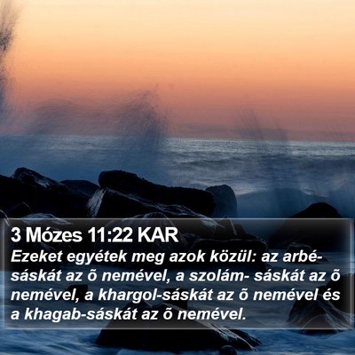 3 Mózes 11:22 KAR Bible Verse Image