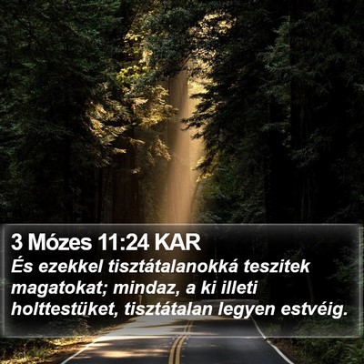 3 Mózes 11:24 KAR Bible Verse Image