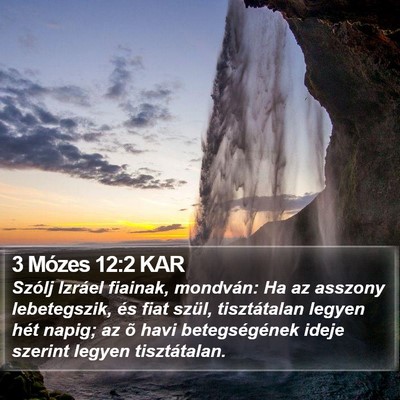 3 Mózes 12:2 KAR Bible Verse Image