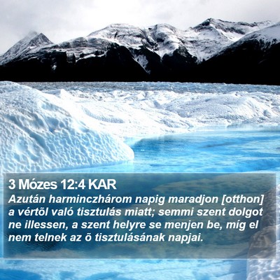 3 Mózes 12:4 KAR Bible Verse Image