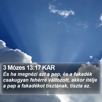 3 Mózes 13:17 KAR Bible Verse Image