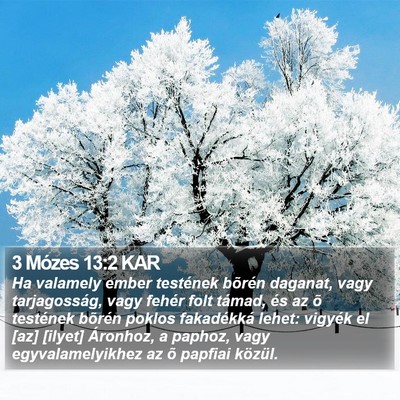 3 Mózes 13:2 KAR Bible Verse Image