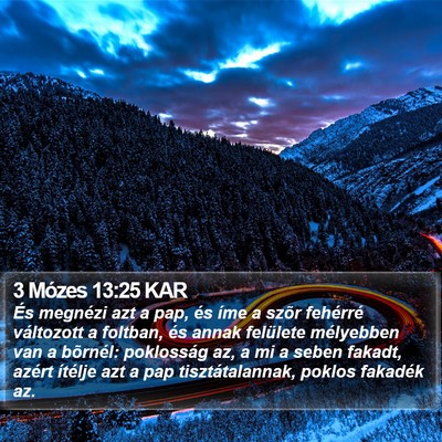3 Mózes 13:25 KAR Bible Verse Image