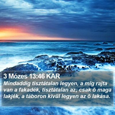 3 Mózes 13:46 KAR Bible Verse Image