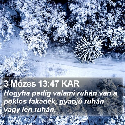 3 Mózes 13:47 KAR Bible Verse Image