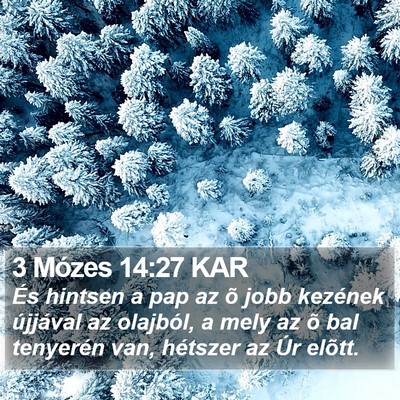 3 Mózes 14:27 KAR Bible Verse Image